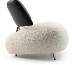 New Leolux Pallone Pa Soft Fauteuil Beige, Thunder