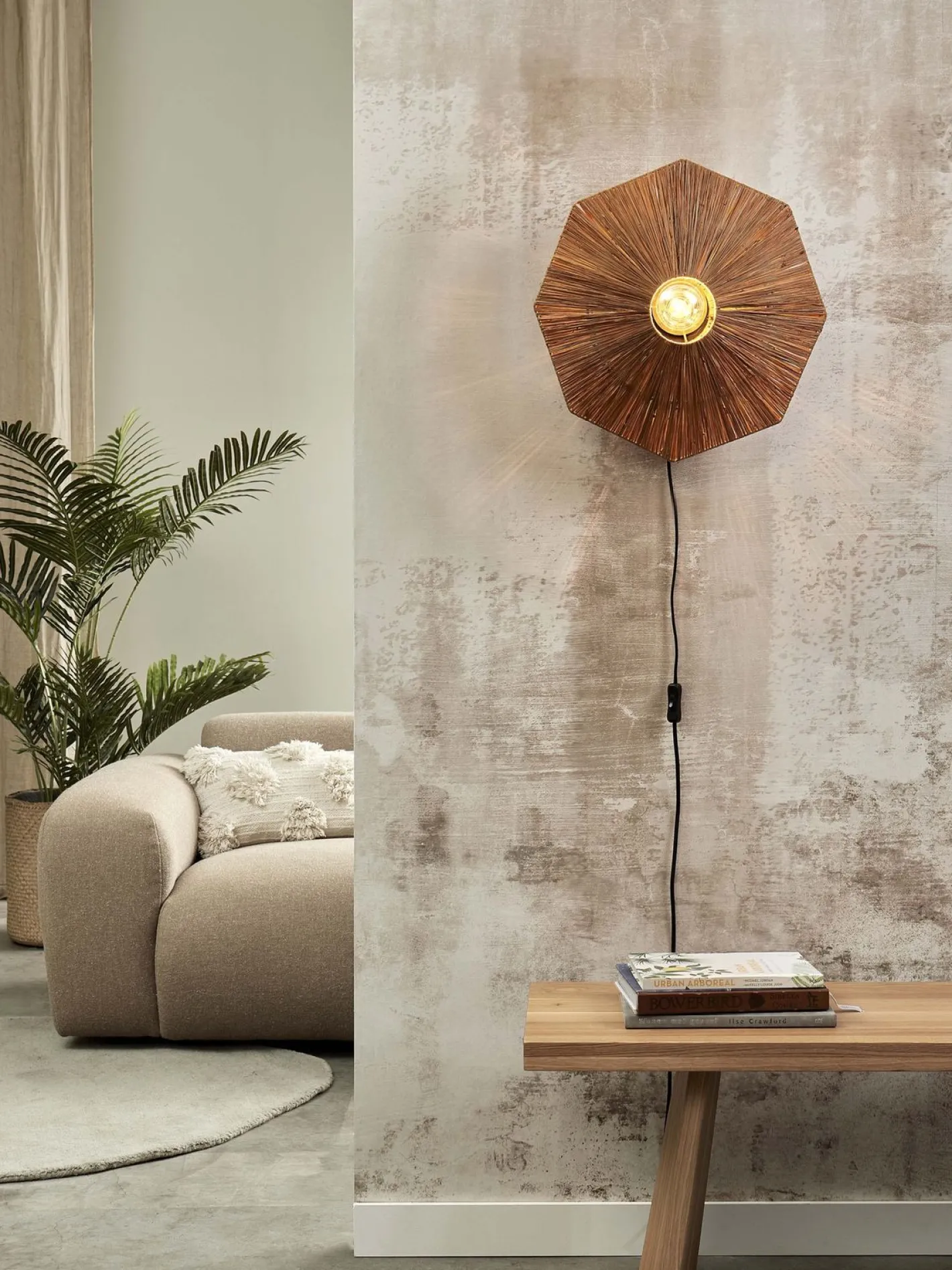 Hot Good&Mojo Panama S Wandlamp Brown
