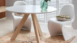 Best Vitra Panton Eetkamerstoel Wit