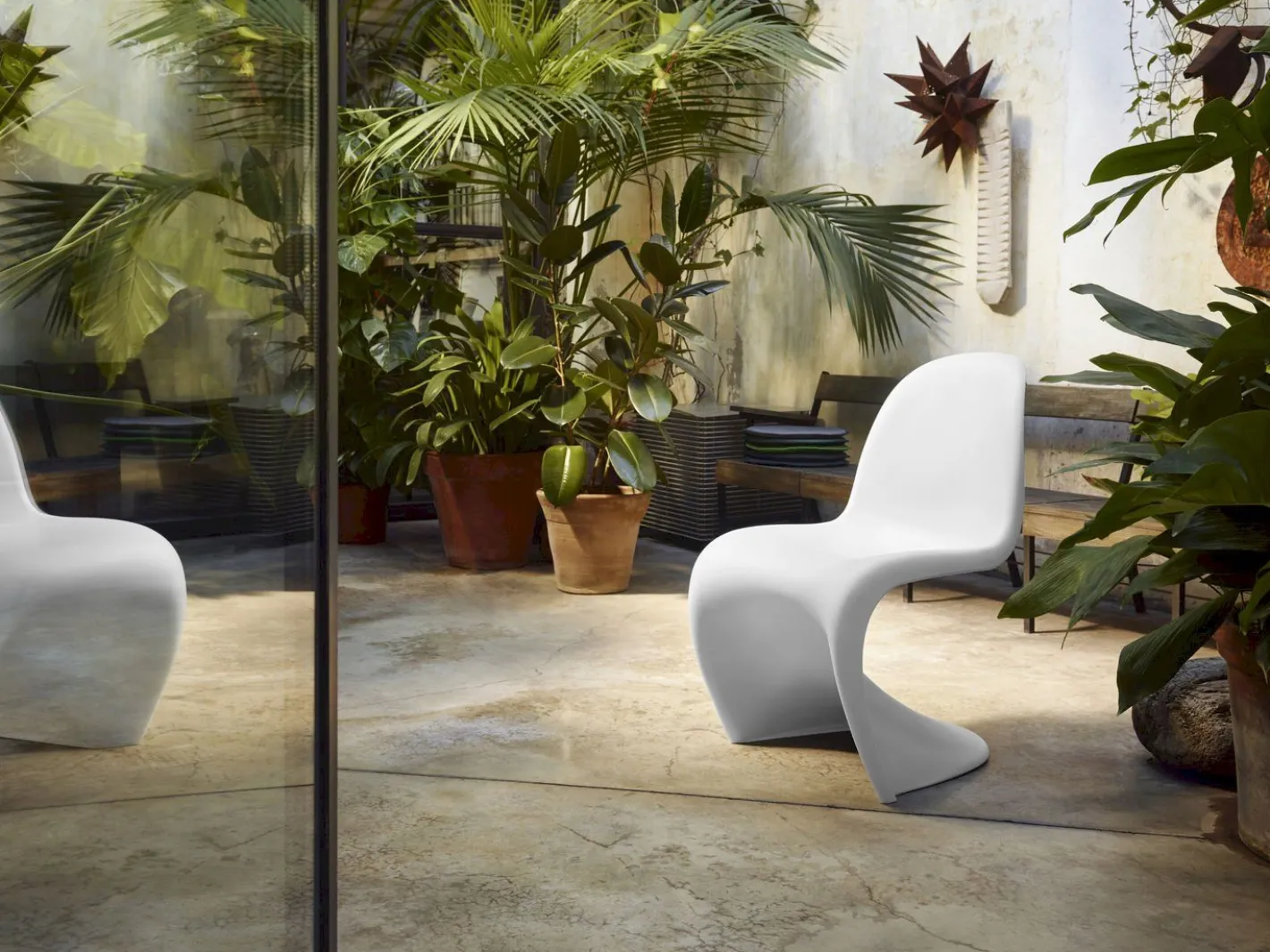 Best Vitra Panton Eetkamerstoel Wit