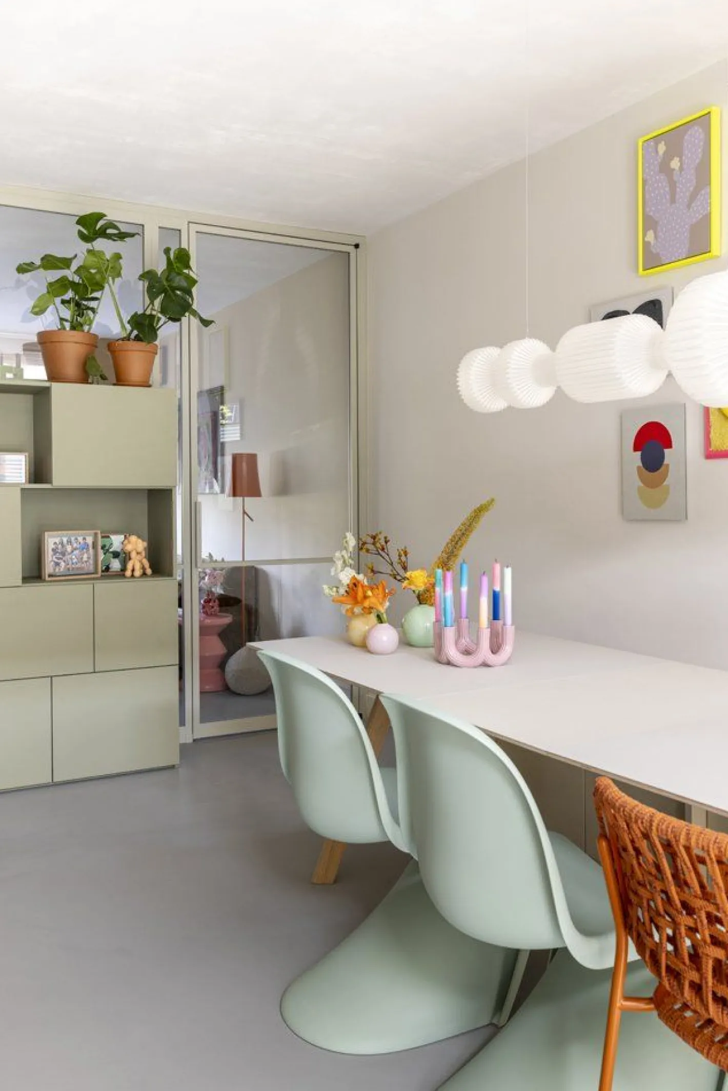 Online Vitra Panton Eetkamerstoel Soft Mint
