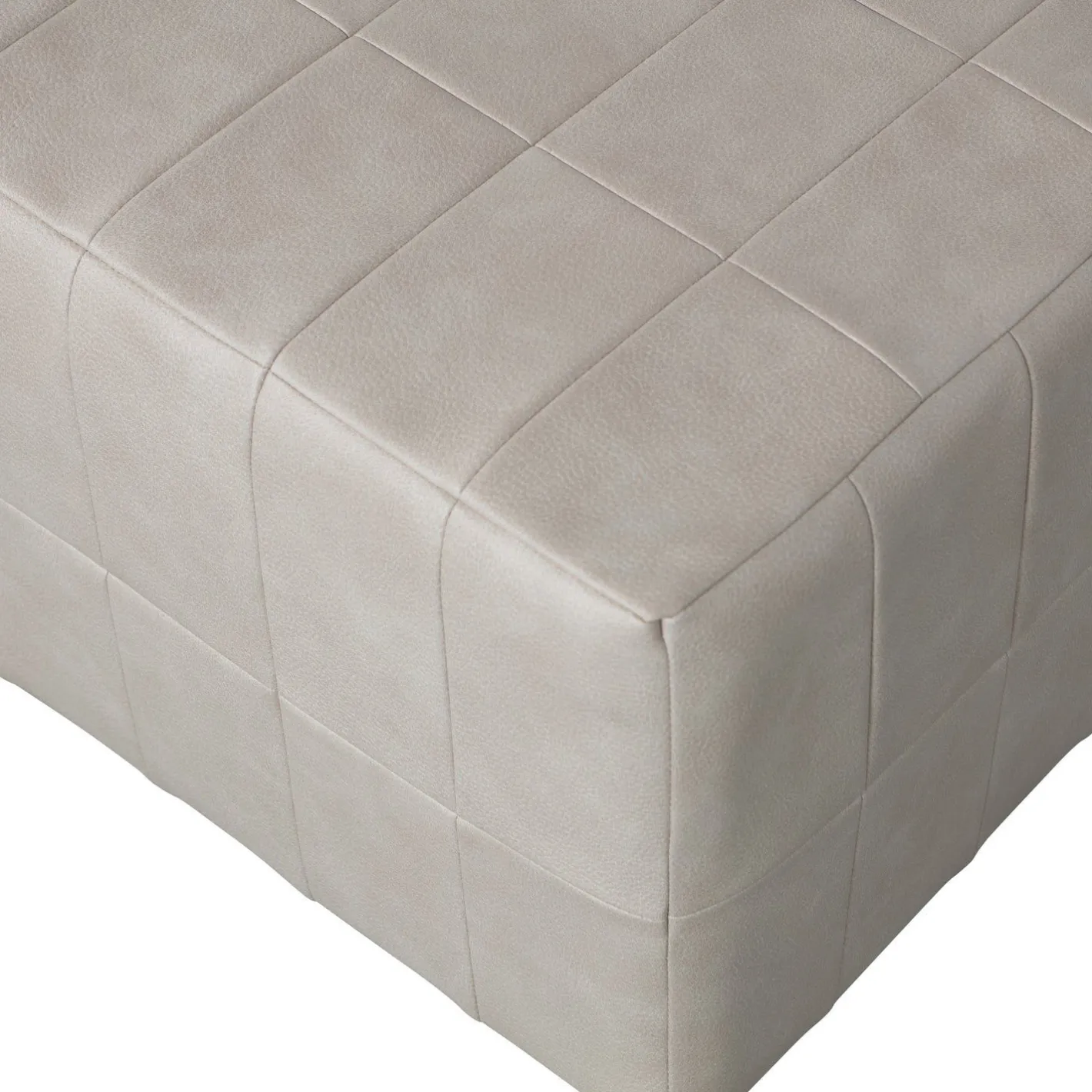 Sale WOOOD Patchwork Poef Natural