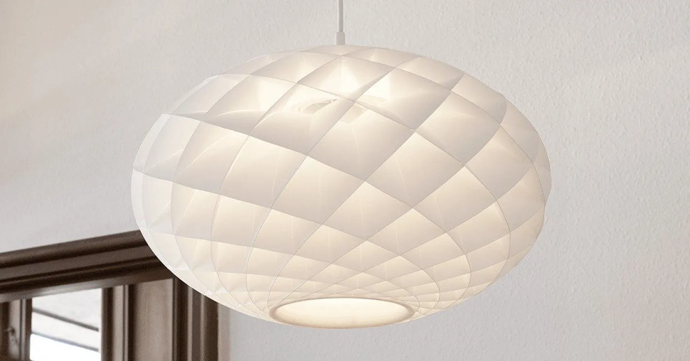 Clearance Louis Poulsen Patera Oval Hanglamp White Matt