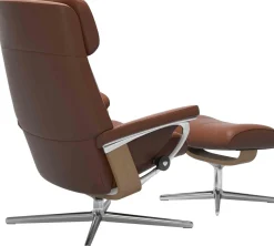 Discount Stressless Paul Relaxfauteuil + Hocker Chocolate