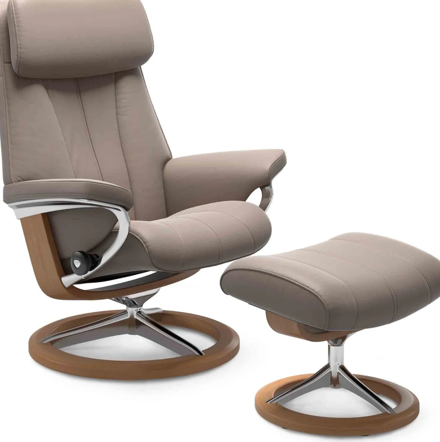 Discount Stressless Paul Relaxfauteuil + Hocker Chocolate