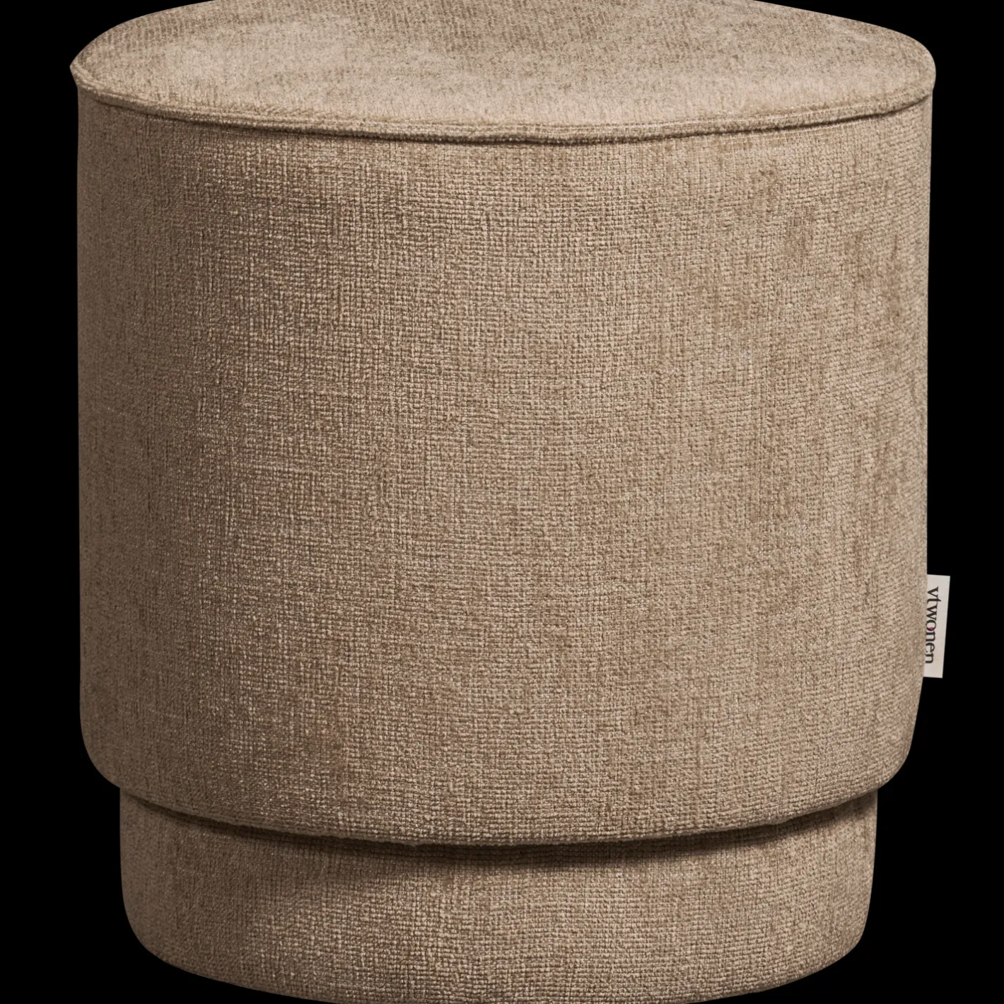 Online vtwonen Pearl Poef Mud Melange
