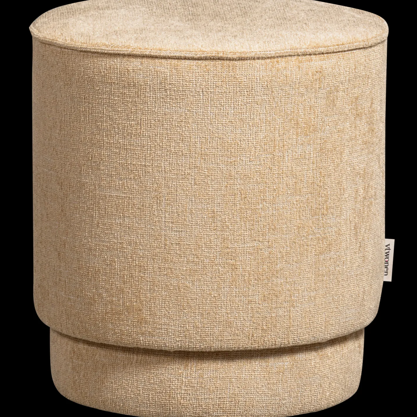 Online vtwonen Pearl Poef Butter Melange