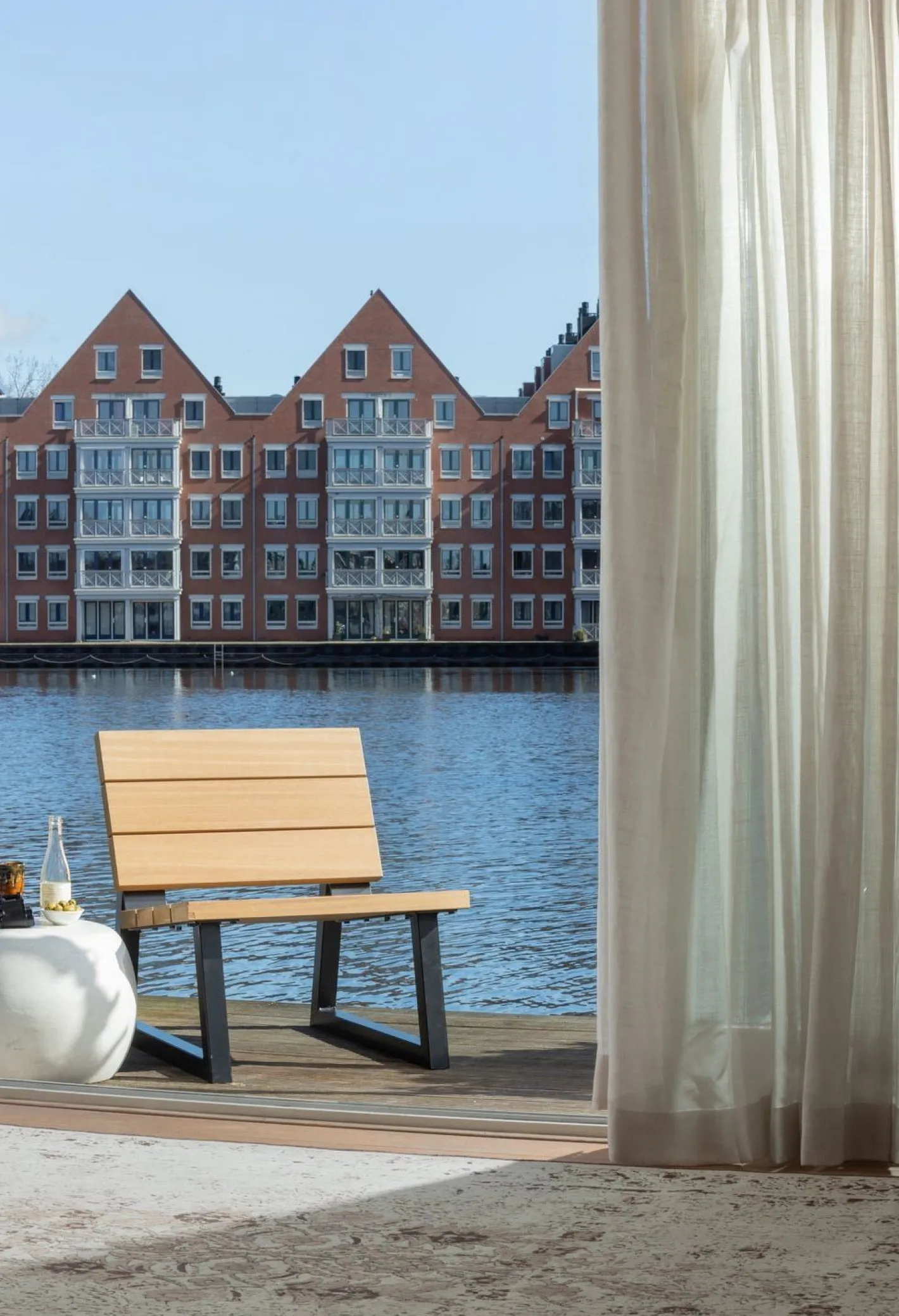 Best vtwonen Pebble Bijzettafel White