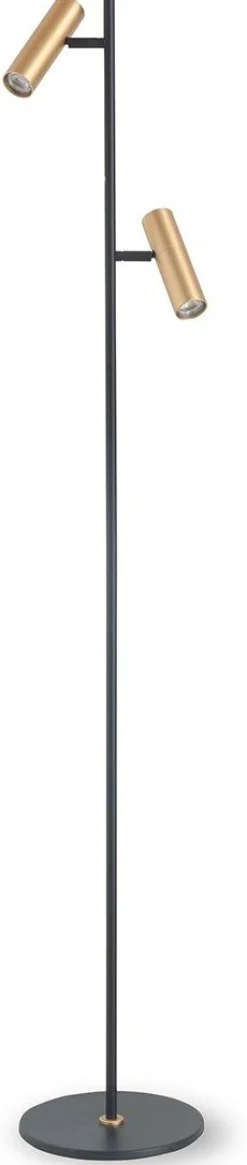 Clearance Feelings Wonen Pekato Vloerlamp Zwart, Goud