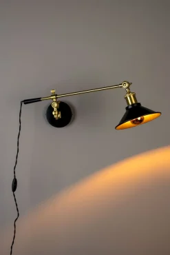 New Dutchbone Penelope Wandlamp Black