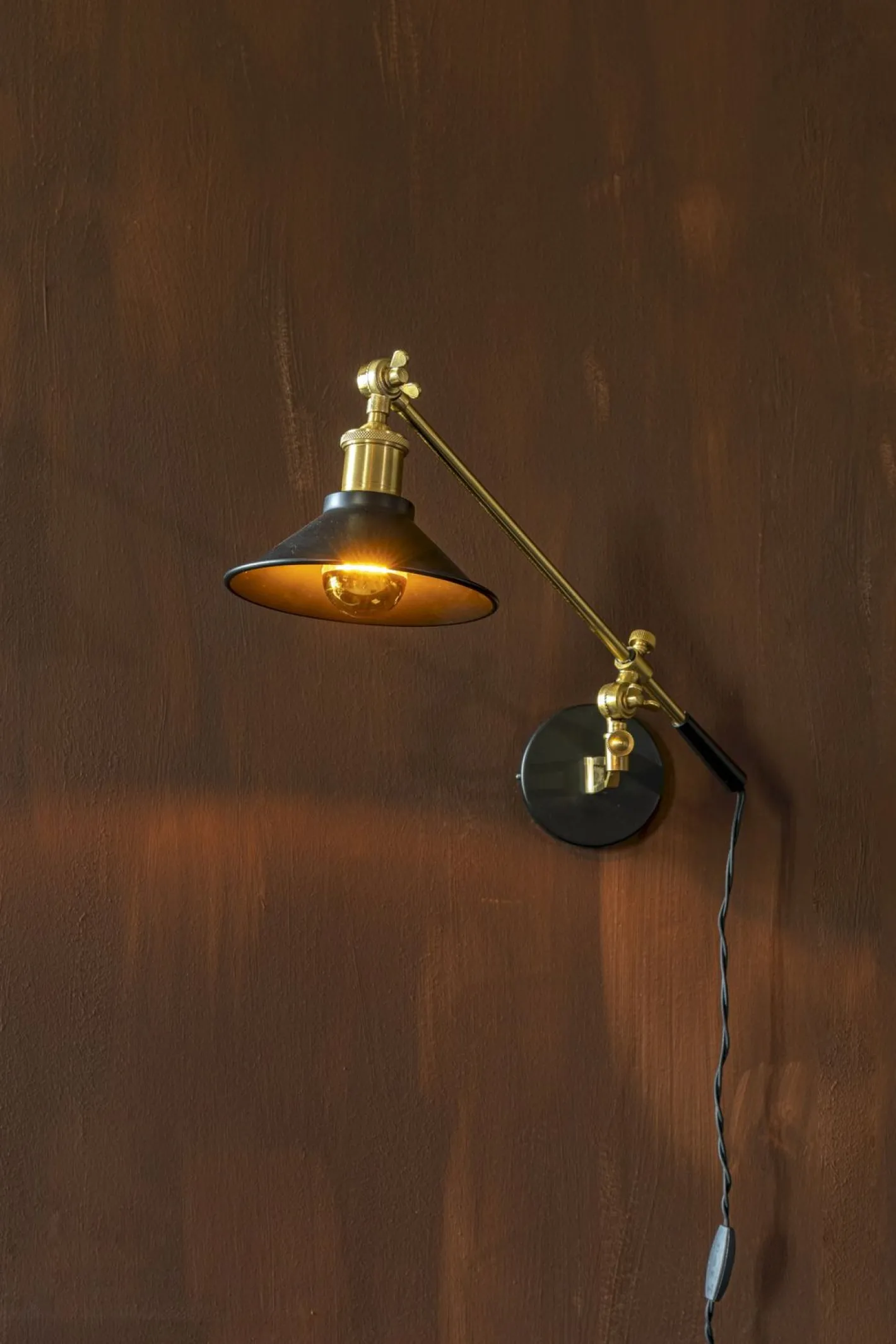 New Dutchbone Penelope Wandlamp Black