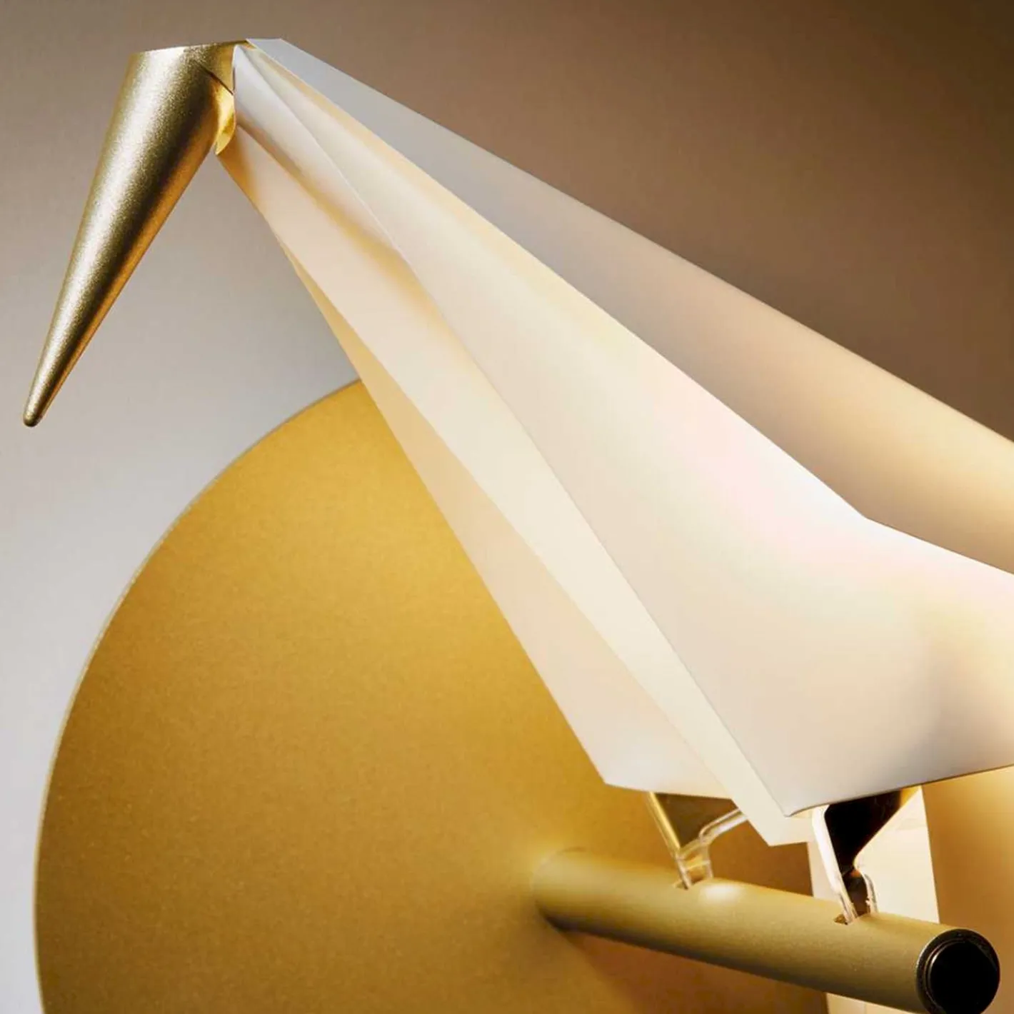 Hot Moooi Perch Wandlamp Wit, goud