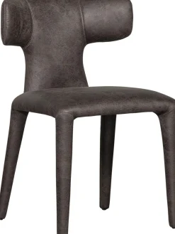 Clearance WOOOD Permit Eetkamerstoel Black, Grey