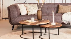 New Trendhopper Perry Rond Vloerkleed Taupe