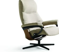 Best Stressless Philip M Relaxfauteuil + Hocker Greige