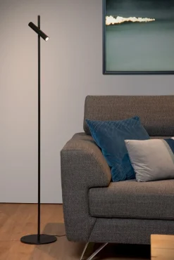 New Lucide Philon Vloerlamp Zwart