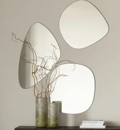 New WOOOD Philou Spiegel Zwart