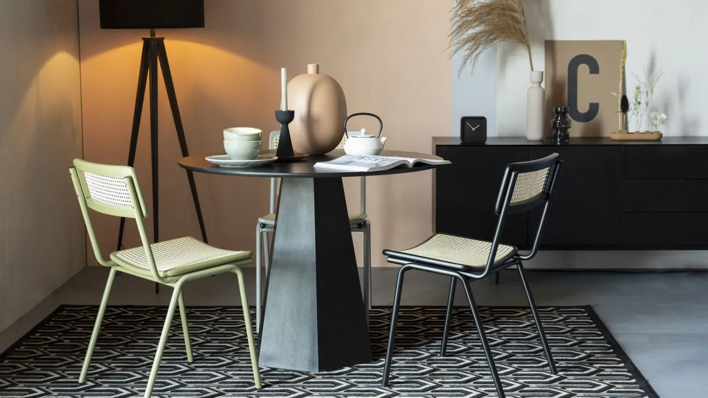 Hot Zuiver Pilar Eetkamertafel Black
