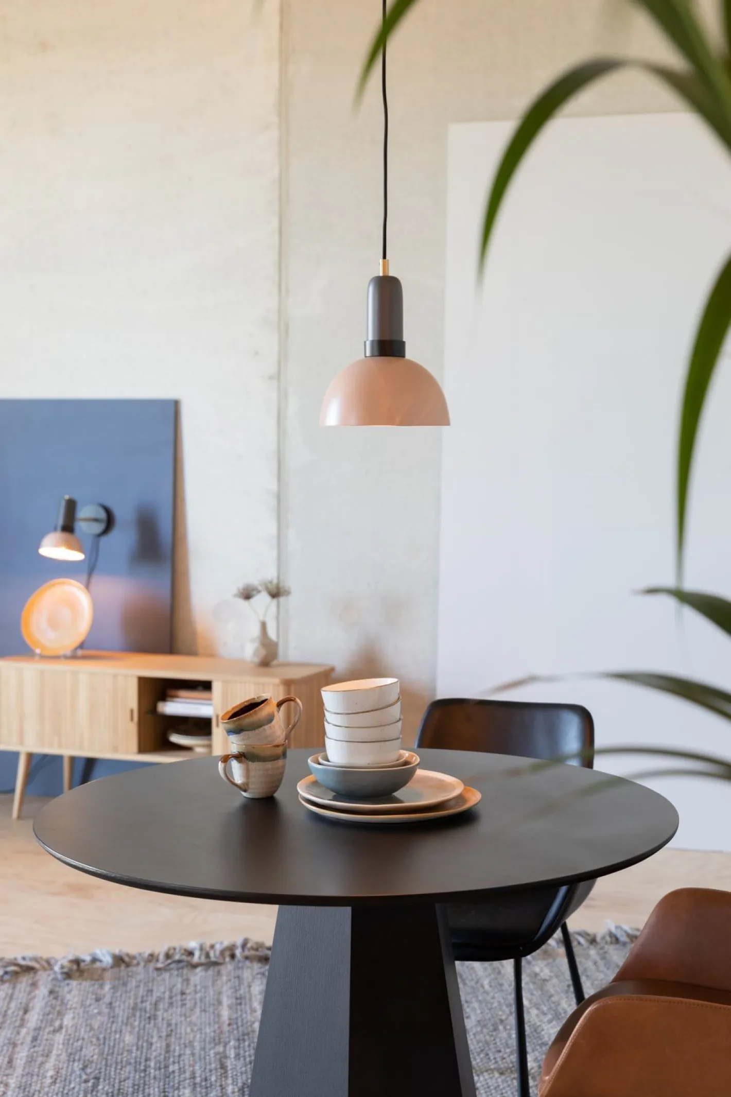 Hot Zuiver Pilar Eetkamertafel Black
