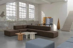 Best Studio HENK Pillar Vierkant Salontafel Bruin Beige