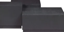 Online WOOOD Pim Set van 3 Bijzettafels Black