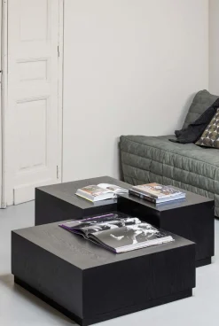 Online WOOOD Pim Set van 3 Bijzettafels Black