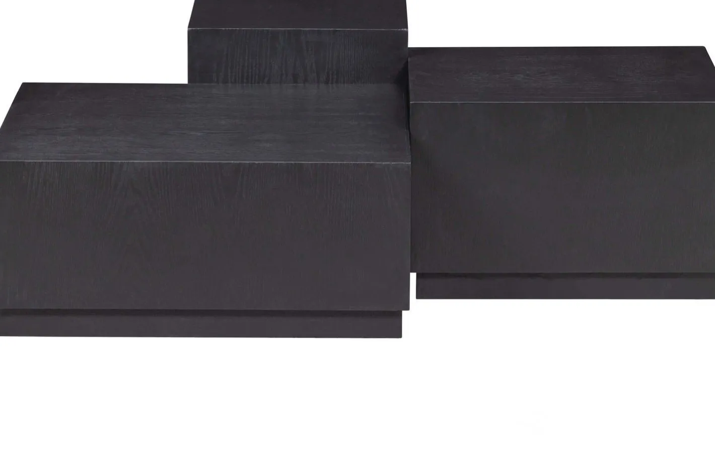 Online WOOOD Pim Set van 3 Bijzettafels Black