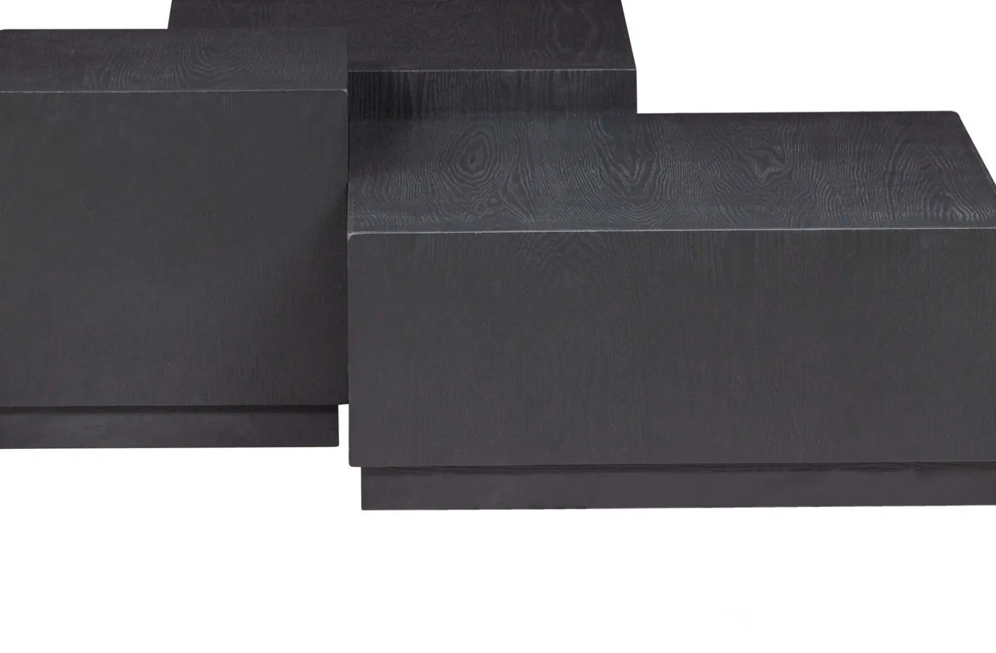 Online WOOOD Pim Set van 3 Bijzettafels Black