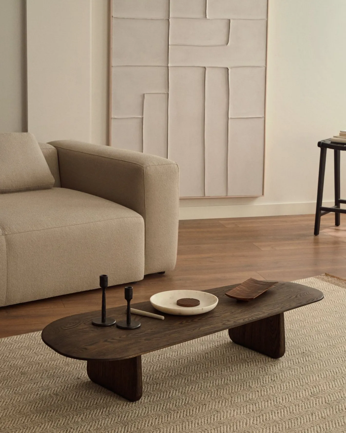 New Kave Home Pirita Salontafel Bruin