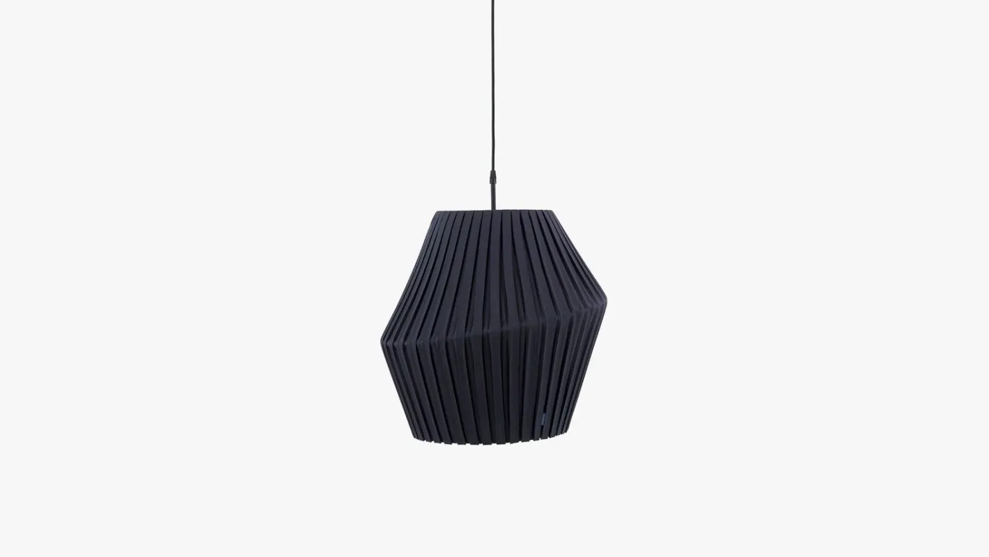 Hot Hollands Licht Pleat 50 Hanglamp Anthracite