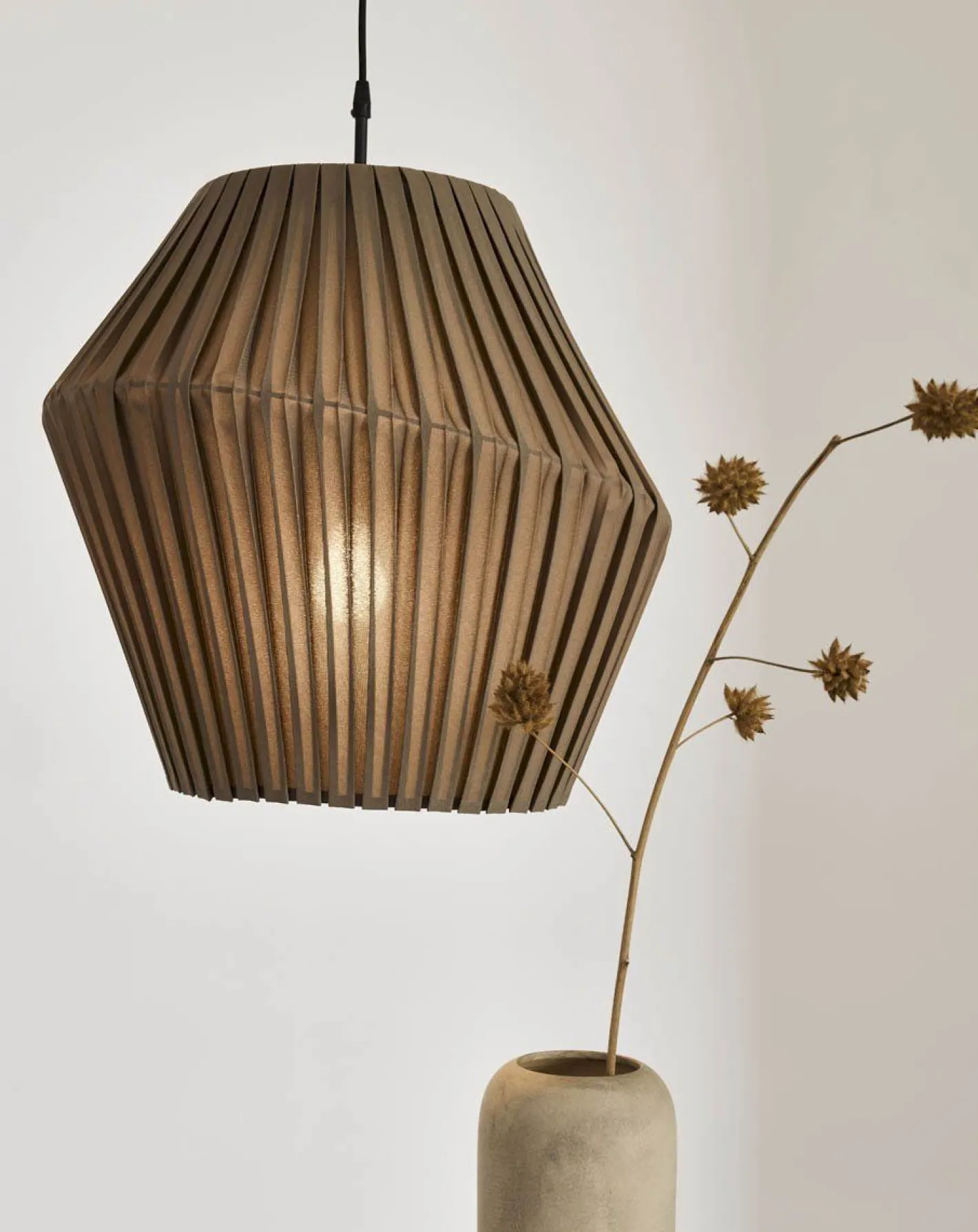 Hot Hollands Licht Pleat 50 Hanglamp Sand Taupe