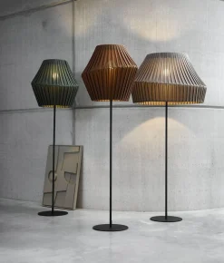 Hollands Licht Pleat 50 Vloerlamp Cinnamon Brown