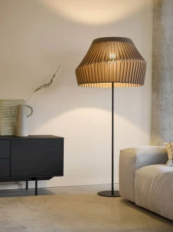 Online Hollands Licht Pleat 75 Vloerlamp Sand Taupe
