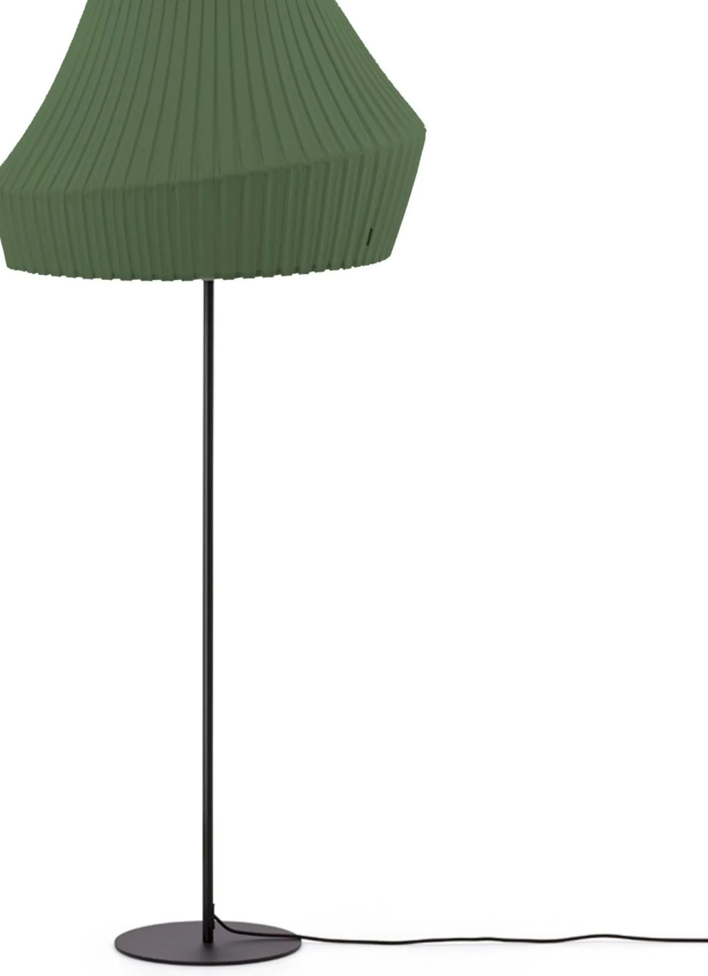 Sale Hollands Licht Pleat 75 Vloerlamp Deep Green