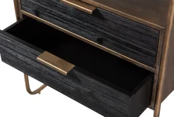 Discount WOOOD Polite Nachtkastje Antique Brass