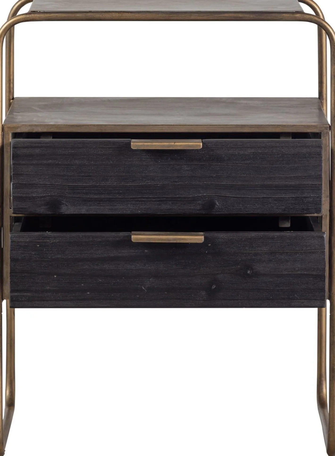Discount WOOOD Polite Nachtkastje Antique Brass