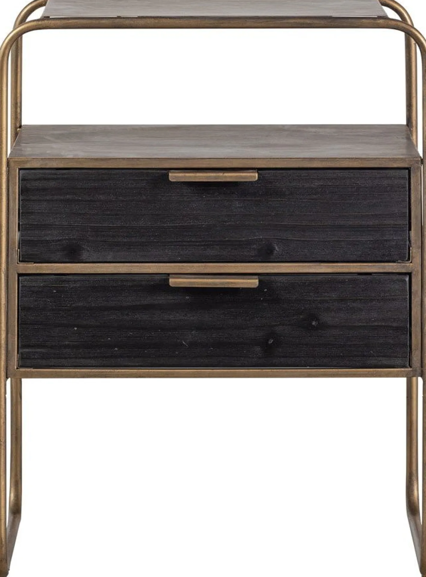 Discount WOOOD Polite Nachtkastje Antique Brass