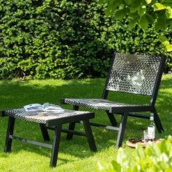 Sale WOOOD Pom Hocker Black
