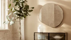 Outlet Ferm Living Pond XL Spiegel Brass