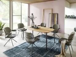 Outlet Bert Plantagie Poppy Eettafel Pale Grey