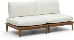 Online Kave Home Portitxol (Set 2) Tuinstoel Wit, Bruin