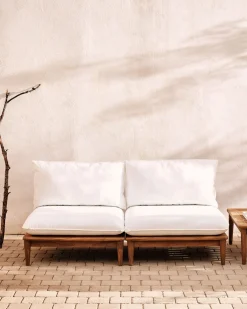 Online Kave Home Portitxol (Set 2) Tuinstoel Wit, Bruin