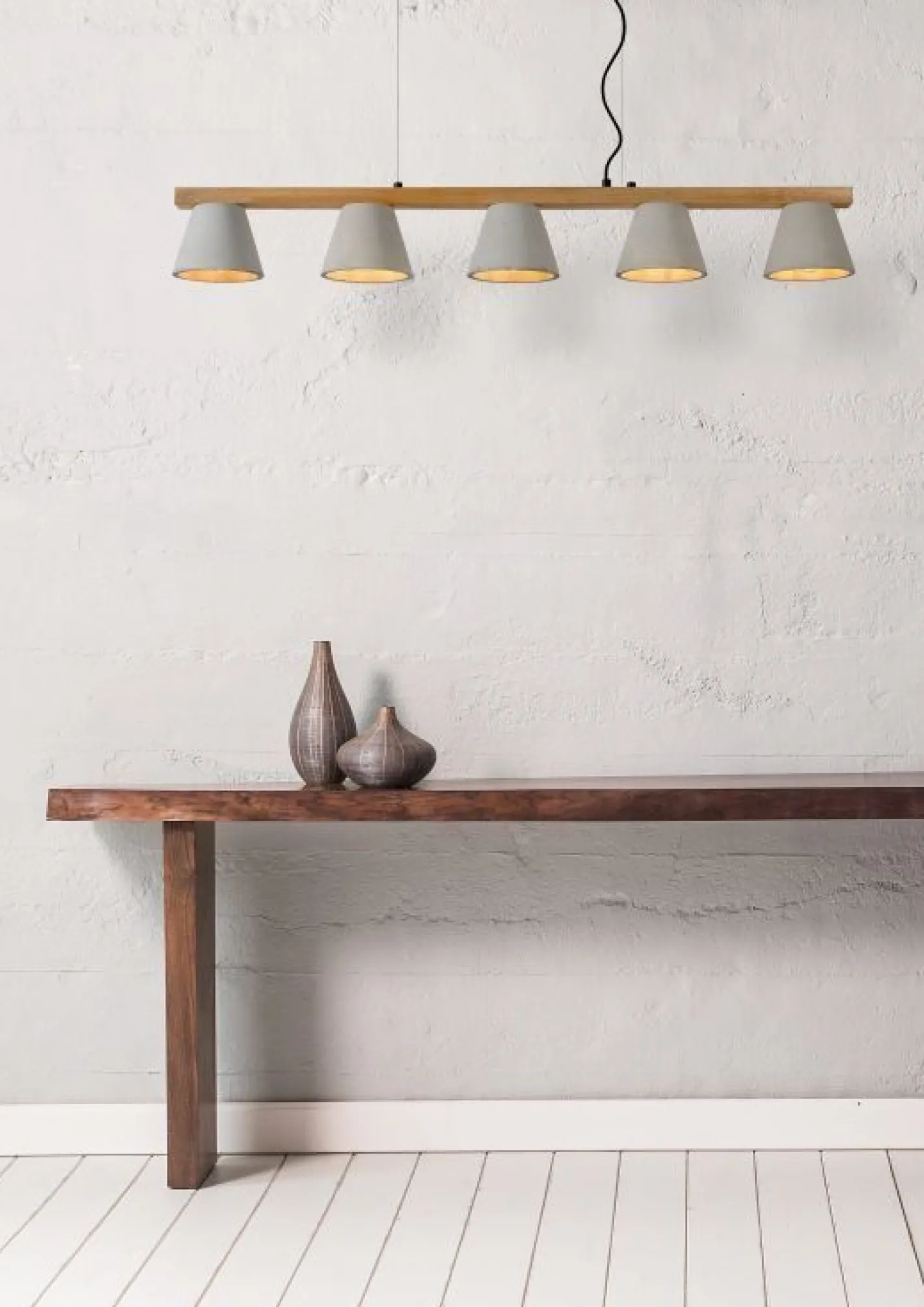 Outlet Lucide Possio Hanglamp Taupe, Naturel