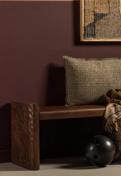 Online WOOOD Prop Bankje Warm Brown