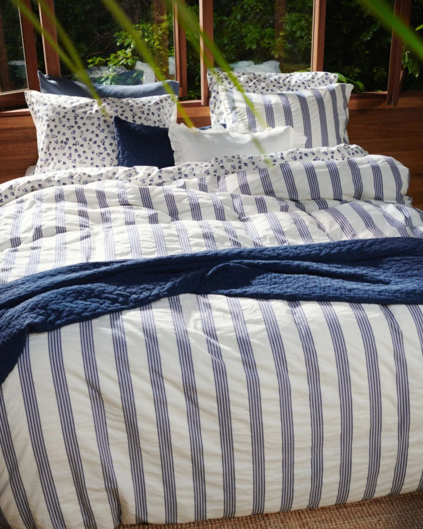 Sale Vandyck Pure 98 240x220 Dekbedovertrek Indigo