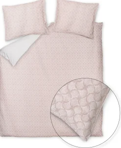Outlet Vandyck Pure Aura 140x220 Dekbedovertrek Blush