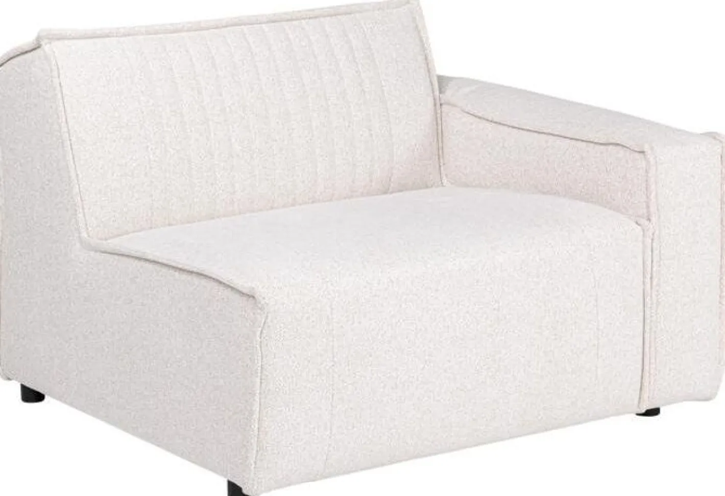 Online MUST Living Rally 1-zits met arm rechts Elementenbank Beige
