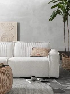 Online MUST Living Rally 1-zits met arm rechts Elementenbank Beige