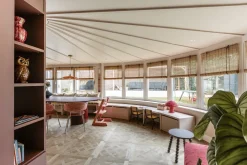 New HKLIVING Rattan Tafellamp Roze