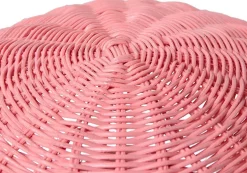 New HKLIVING Rattan Tafellamp Roze